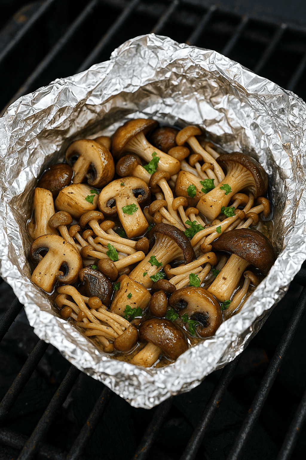 champignon en papillote