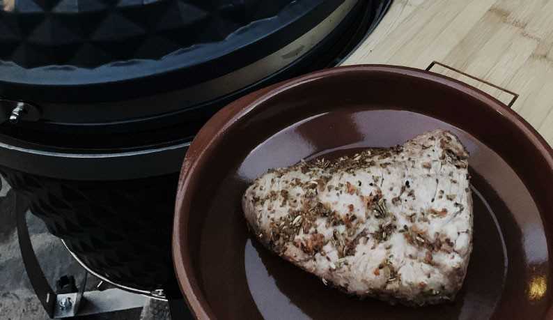 Aiguillette baronne de veau fumé à chaud au bois de pommier