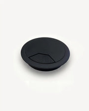 Matte black round cable cover PILOTIS, replacement part