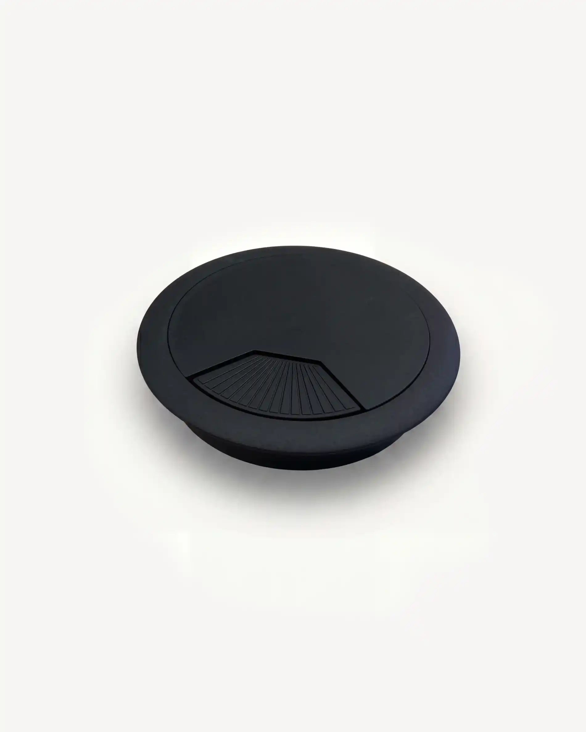 Matte black round cable cover PILOTIS, replacement part