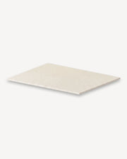 Beige cream tray for Classic PILOTIS module, isolated packshot on white background