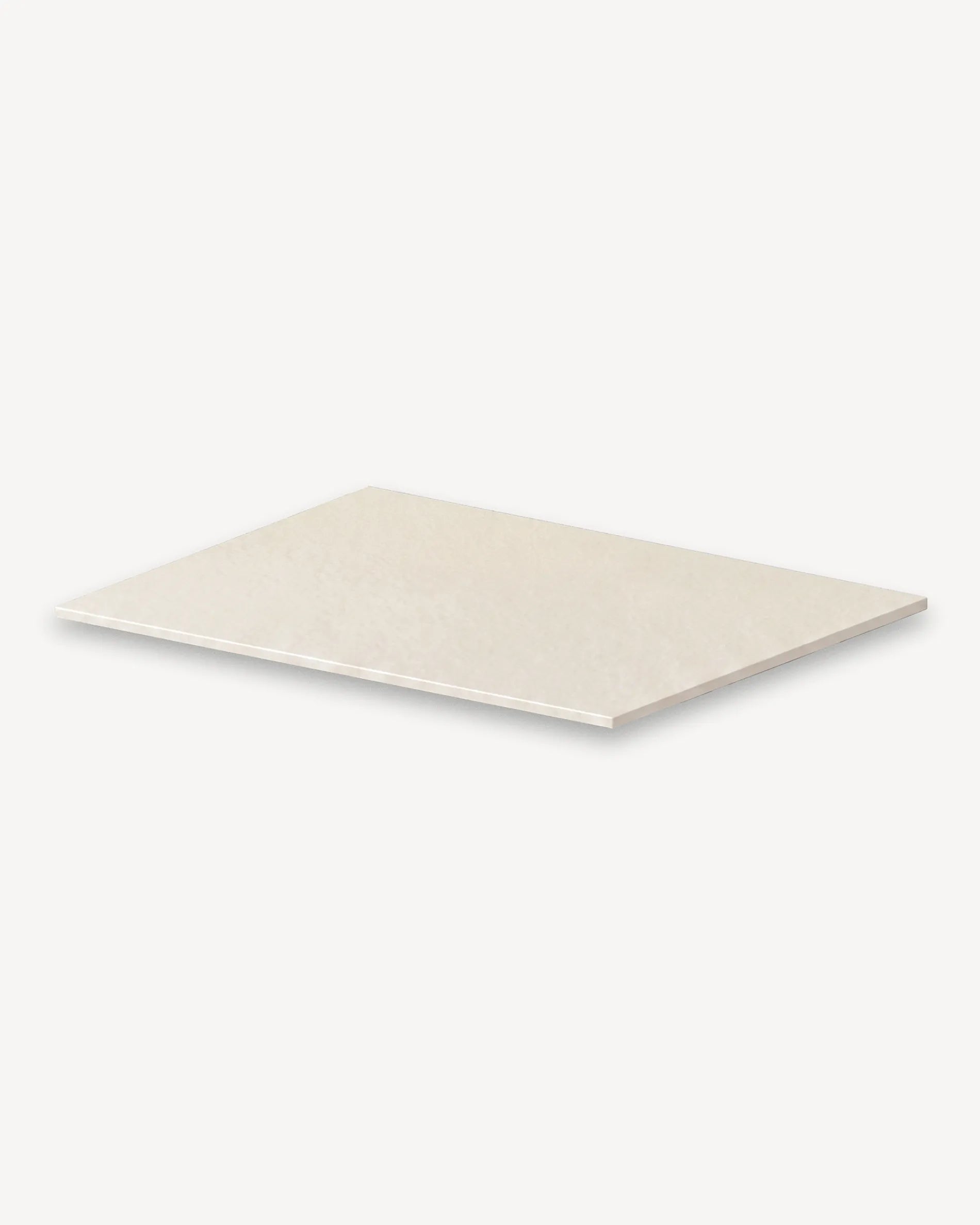 Beige cream tray for Classic PILOTIS module, isolated packshot on white background