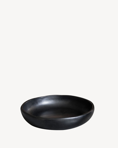 Chamba Black Clay Plate
