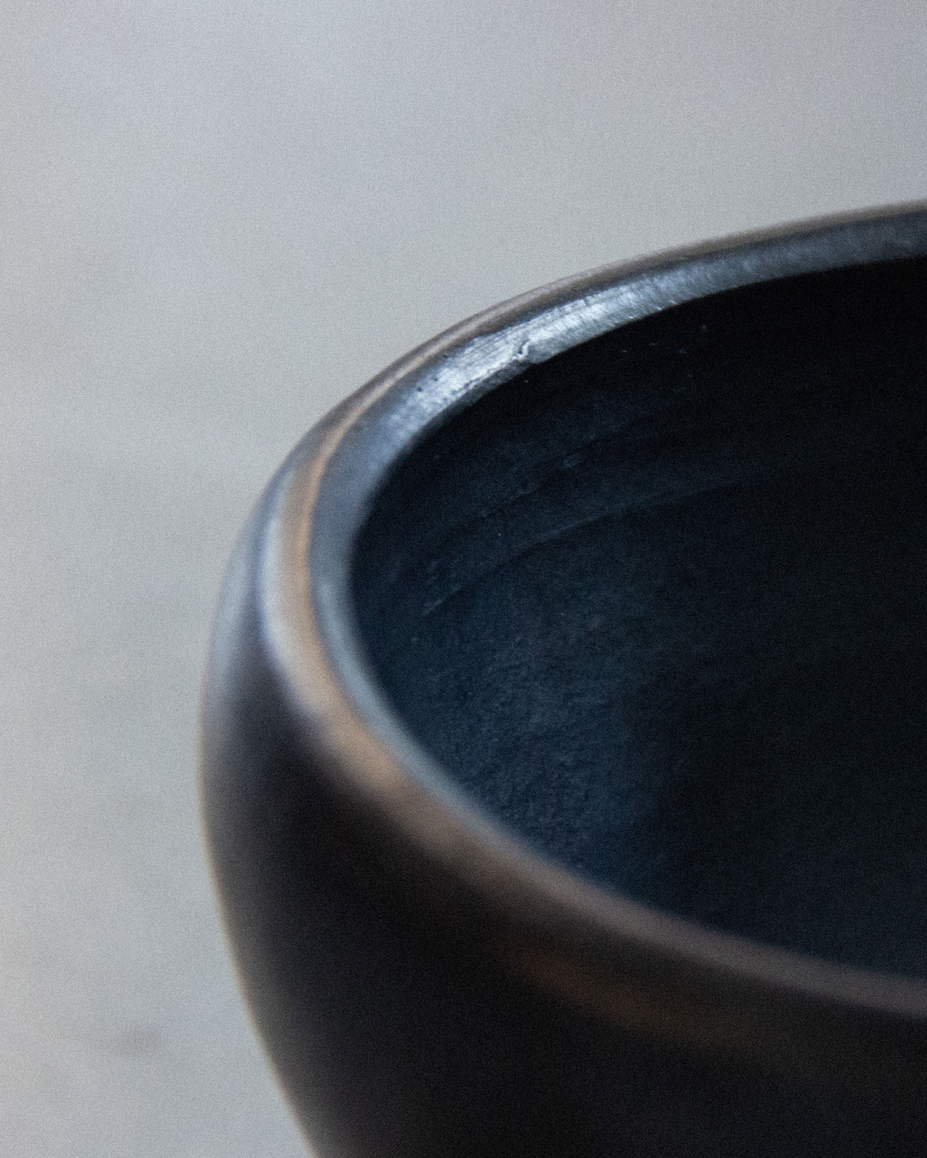 Small Chamba black clay bowl