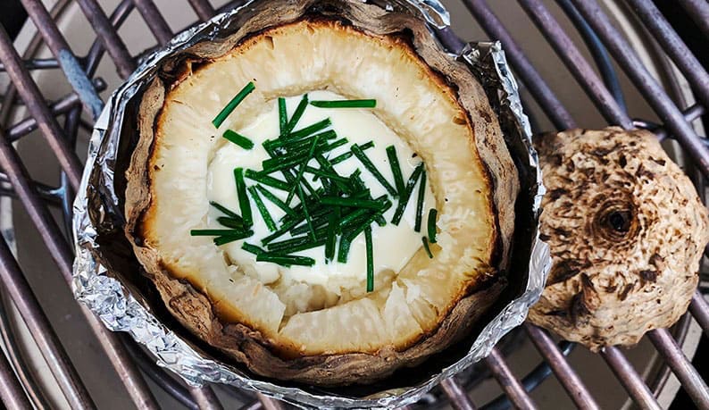 Soft-boiled celeriac