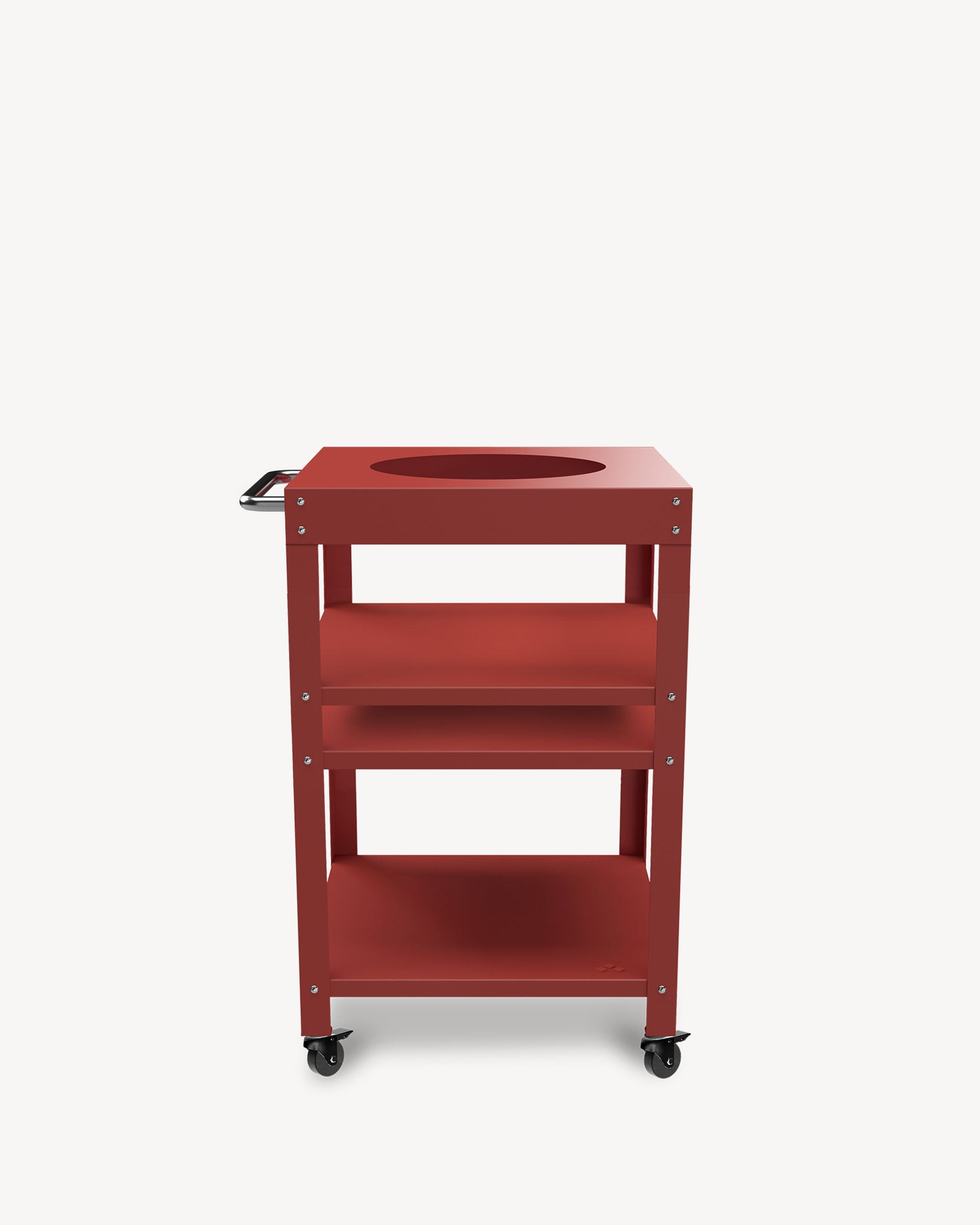 Red metal cart for Little Kokko 13''