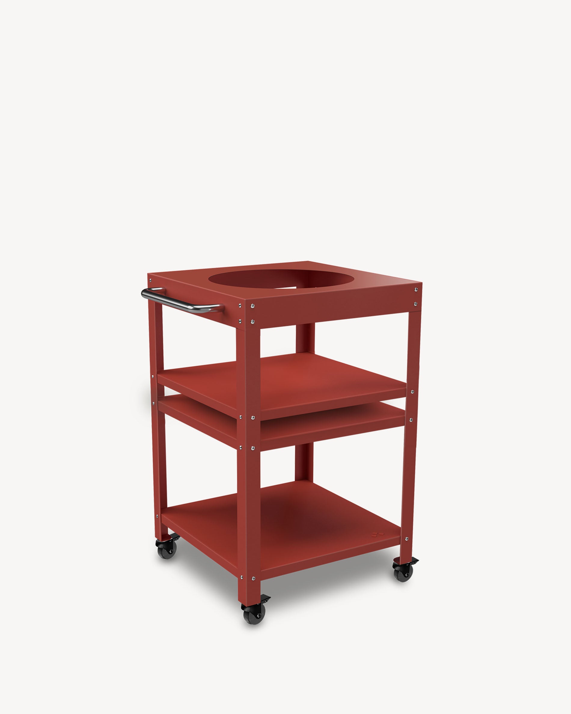 Red metal cart for Little Kokko 13''