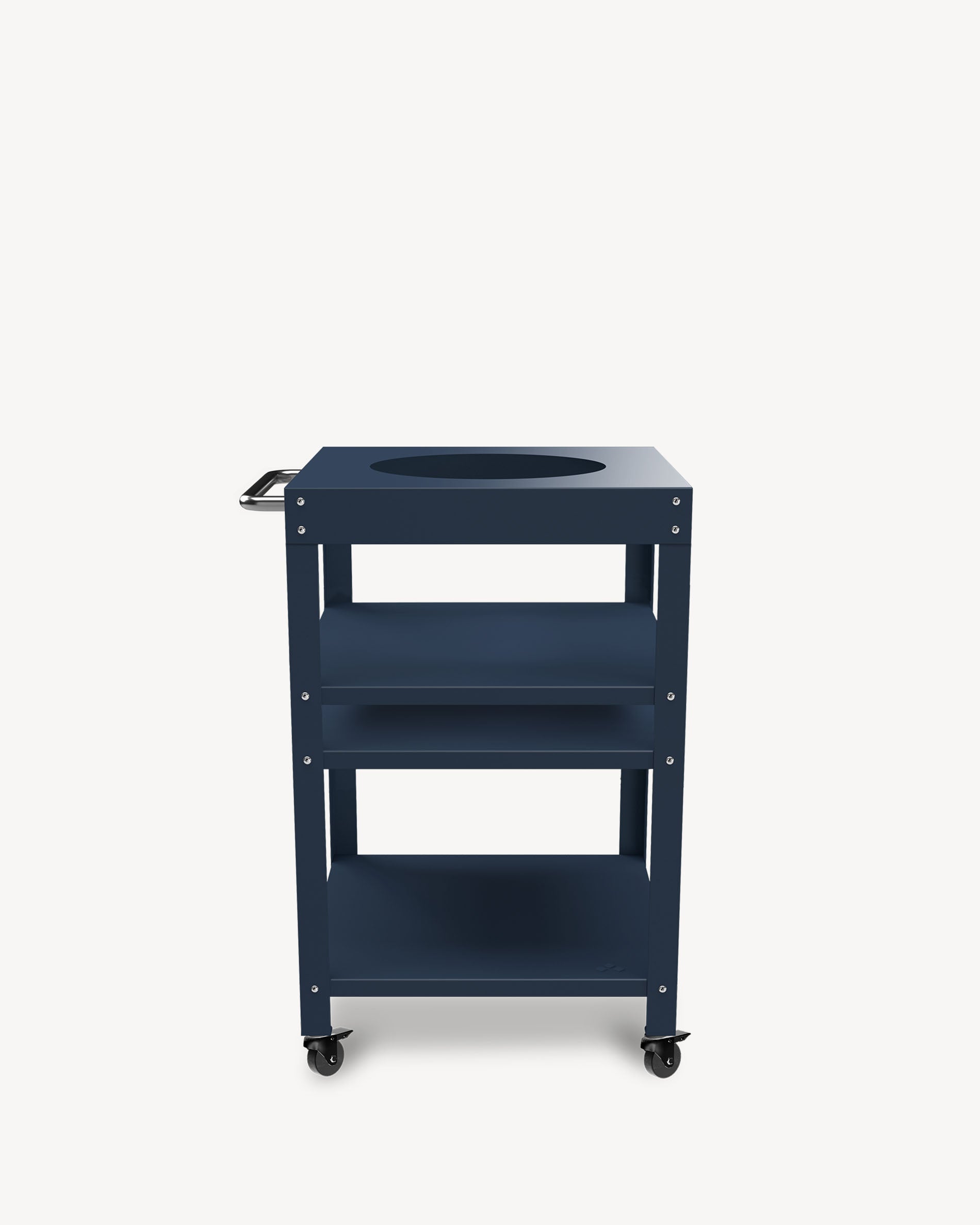 Navy blue metal cart for Little Kokko 13''