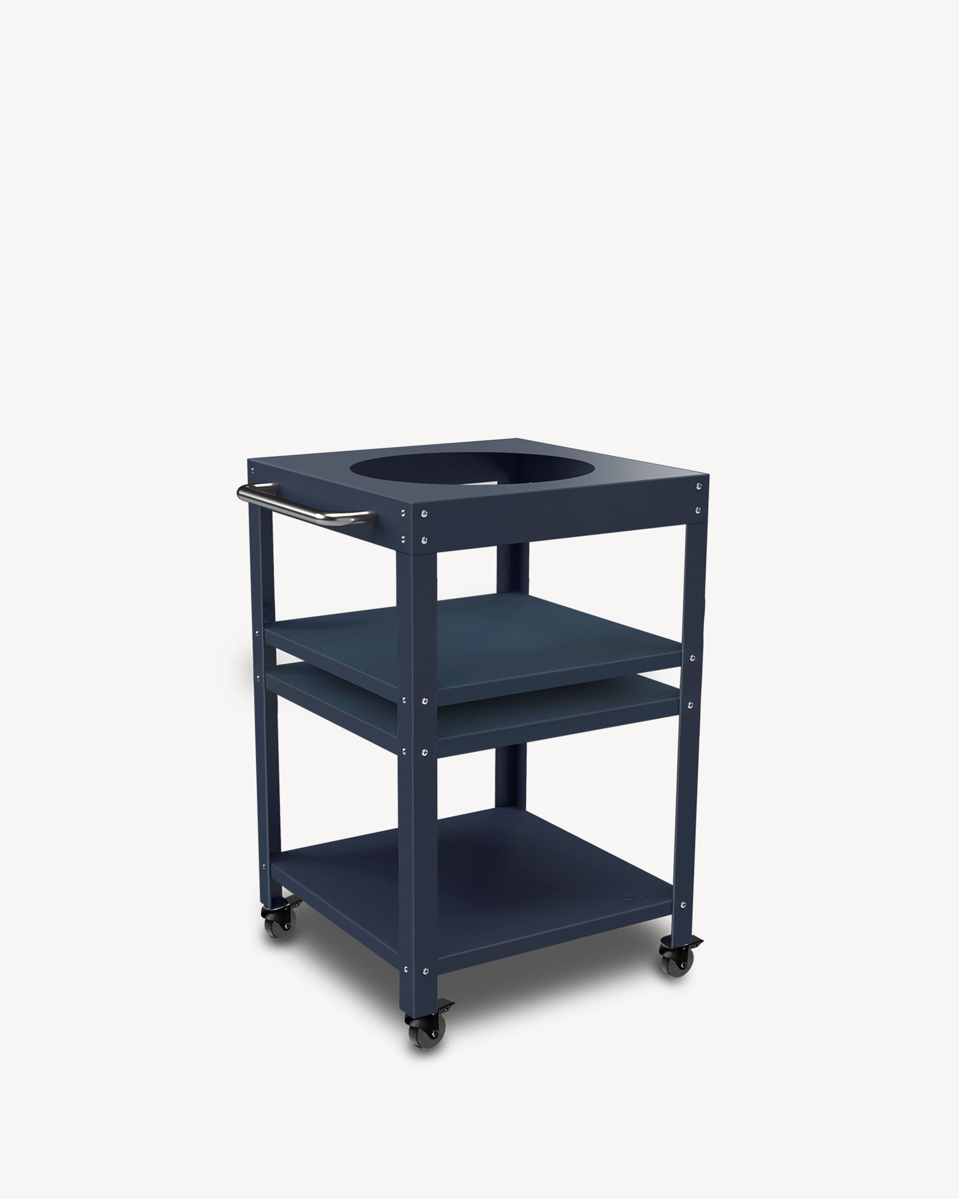 Navy blue metal cart for Little Kokko 13''