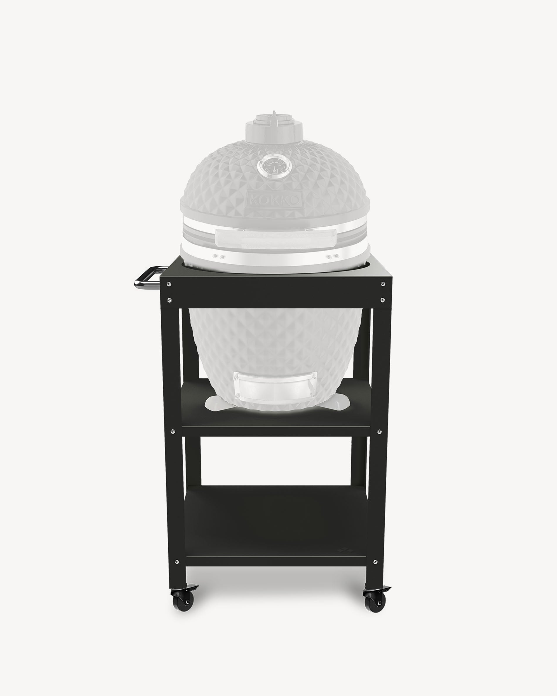 Black metal side table for Kokko L 18''