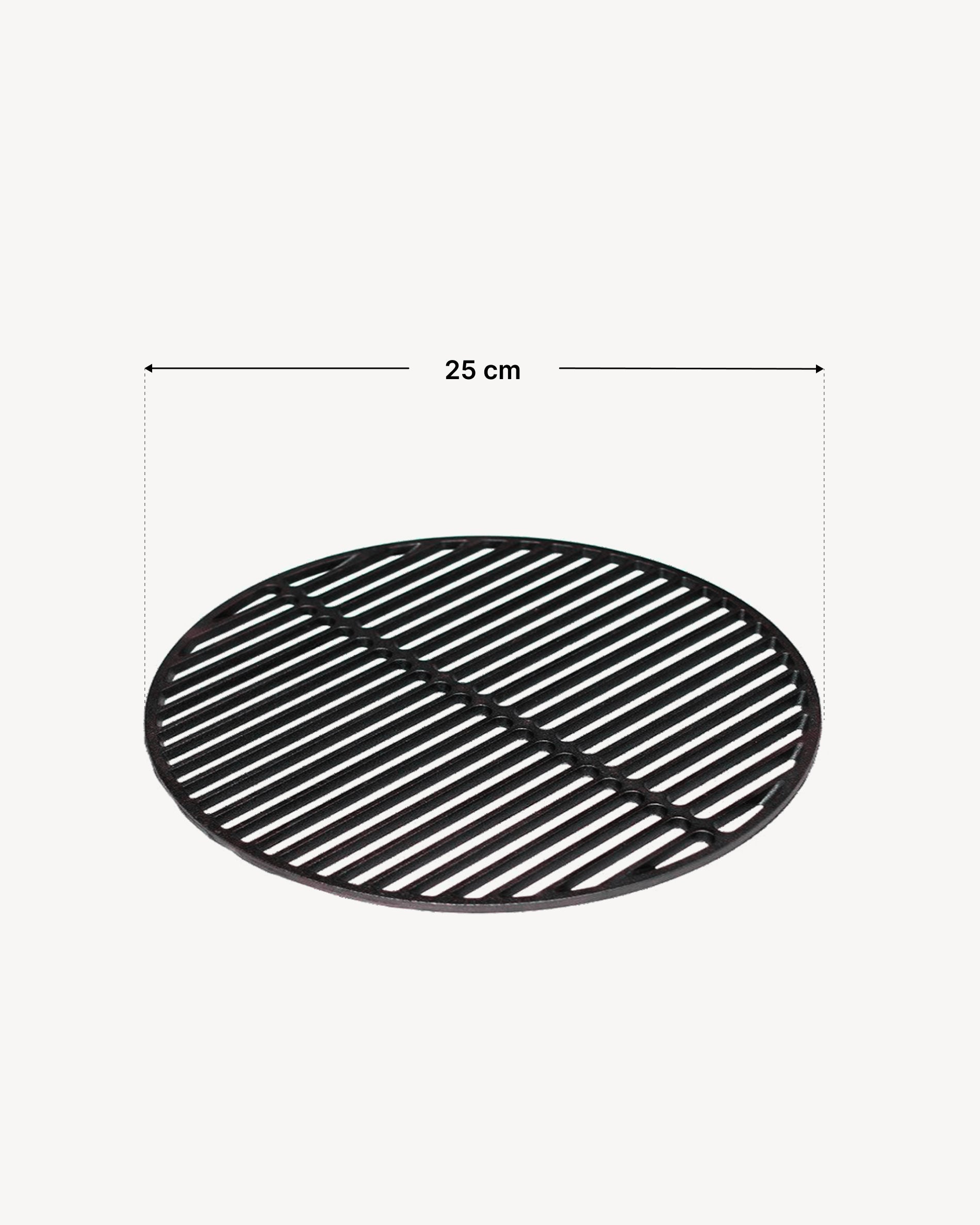 Cast iron cooking grate for Kokko 13-inch kamado.