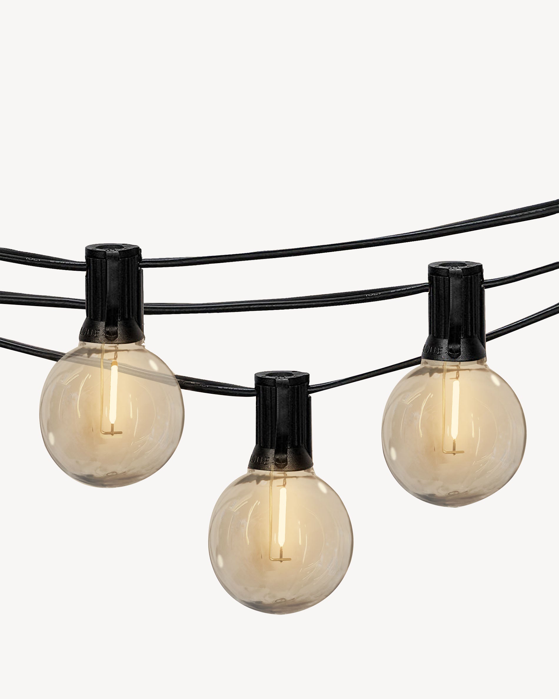 Filament string lights