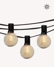 Solar filament string lights