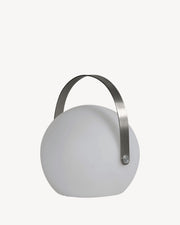 Rechargeable round outdoor lamp