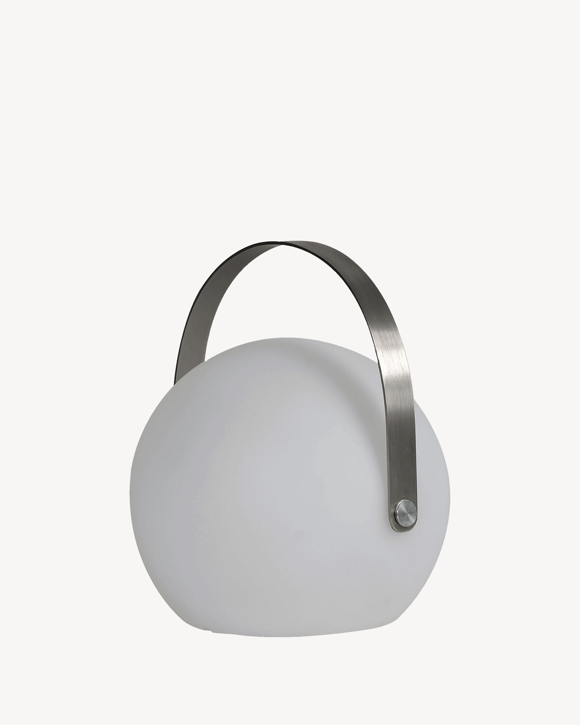 Rechargeable round outdoor lamp