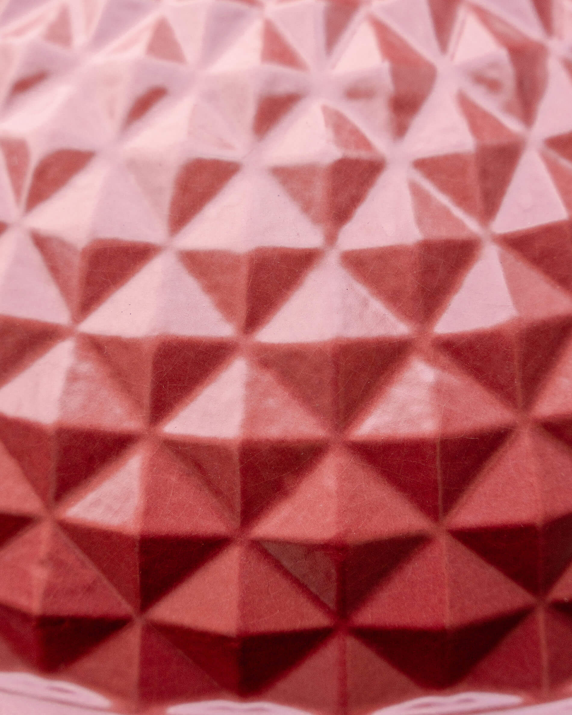 Close-up of the Kokko kamado’s red oxide textured ceramic.