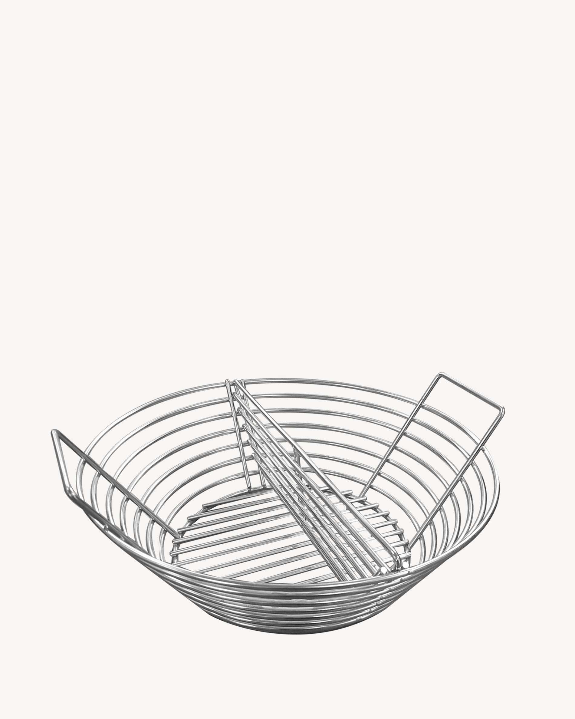 Stainless steel charcoal basket