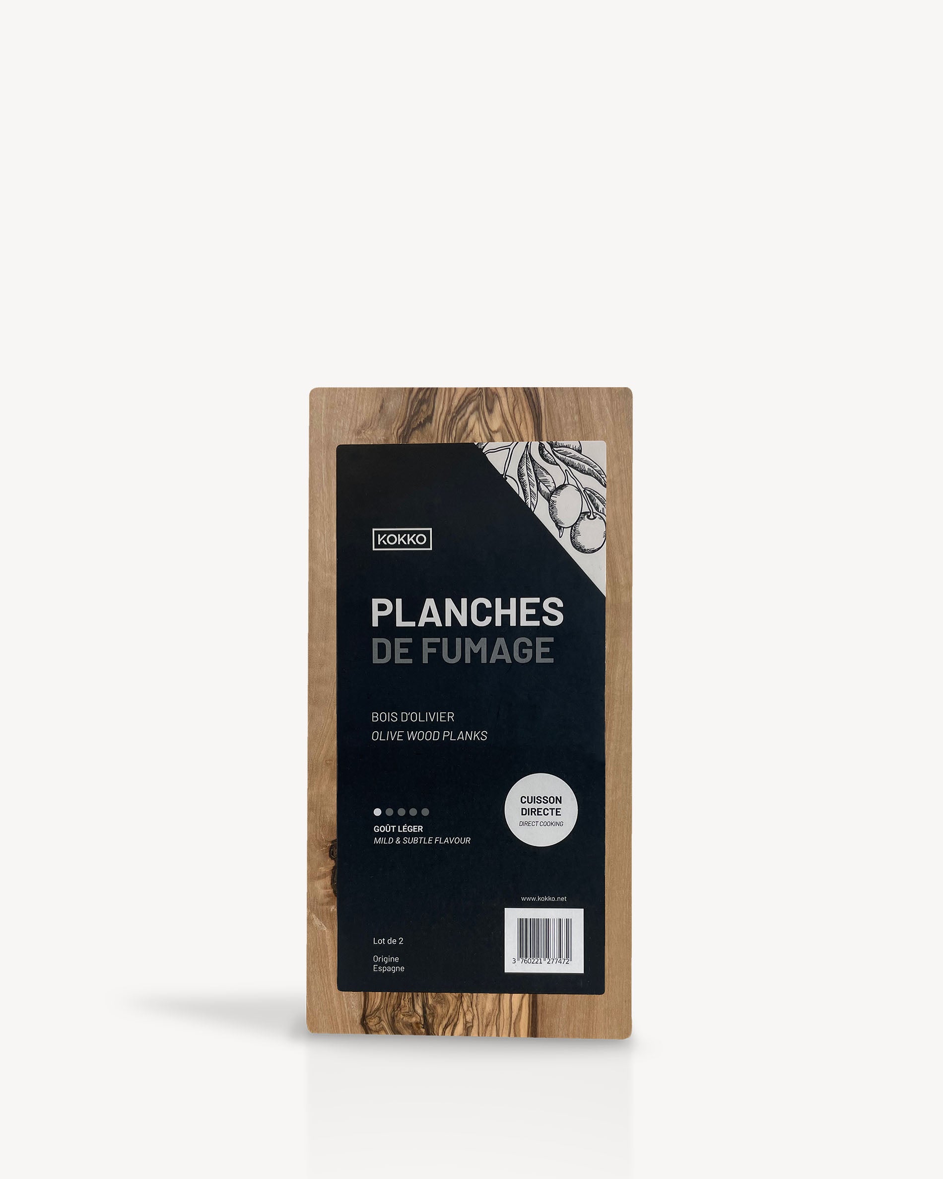 Rectangular wooden board