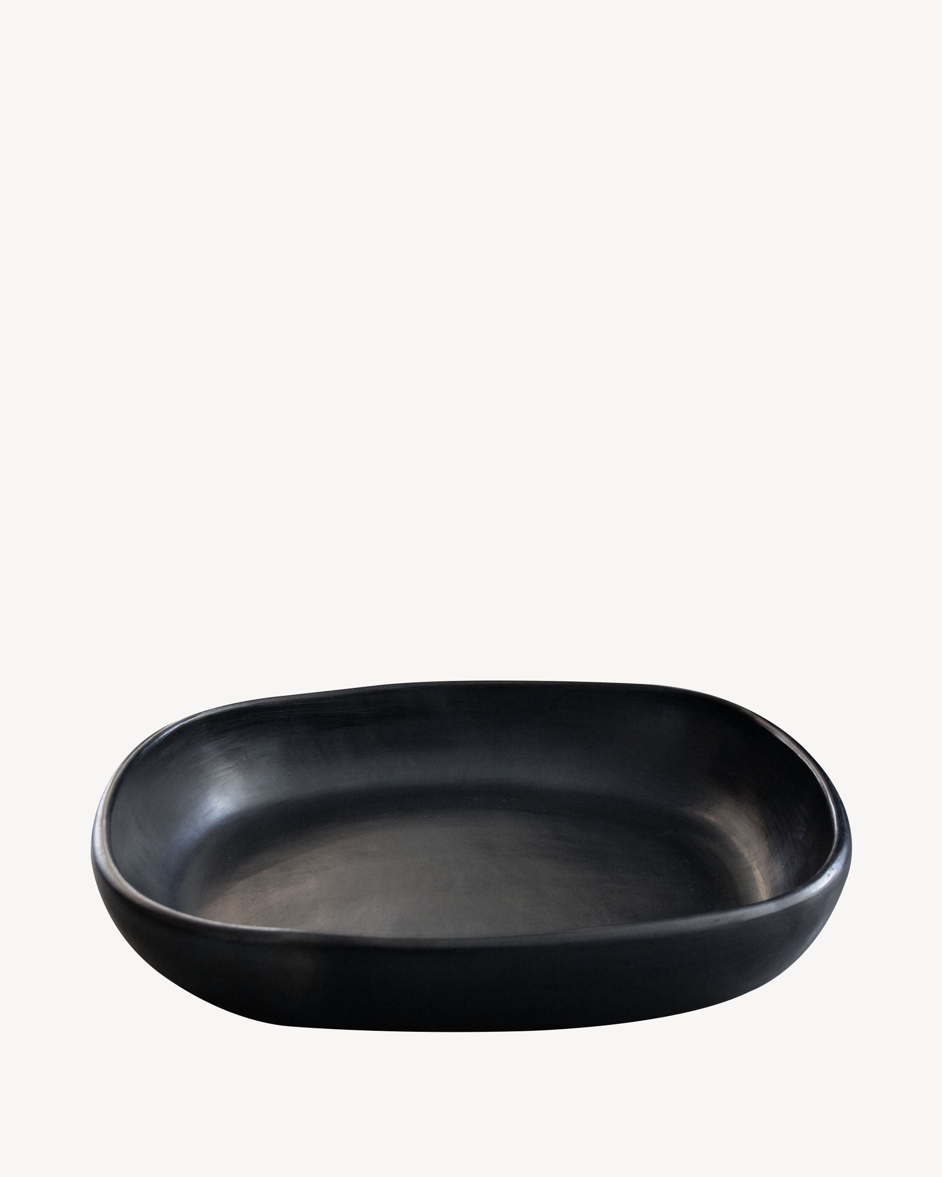 Chamba black clay dish