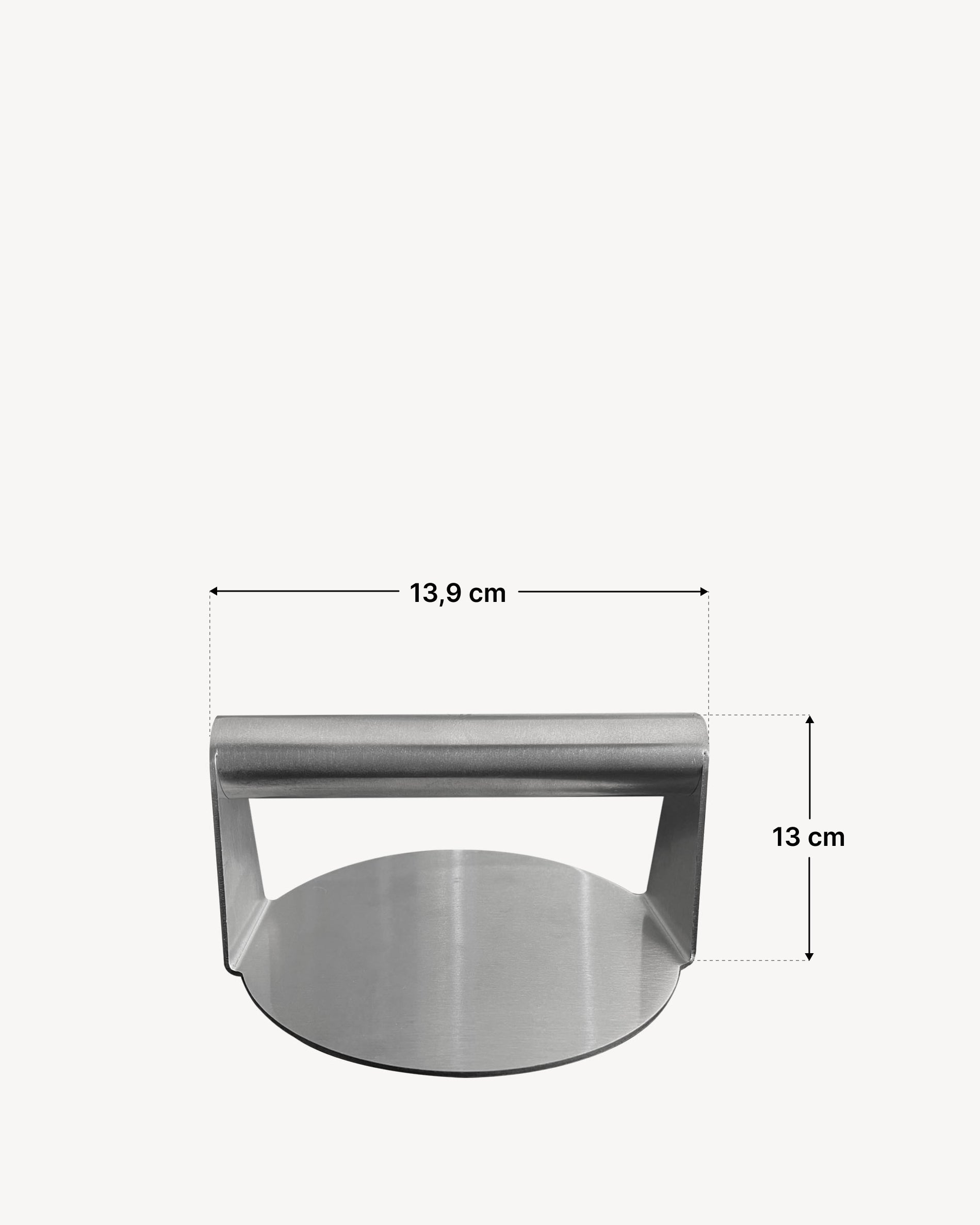 Smash burger press dimensions