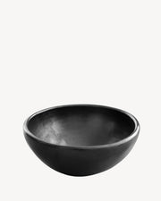 Chamba black clay salad bowl