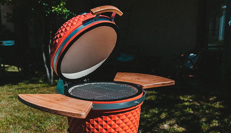 Open red Kamado Kokko