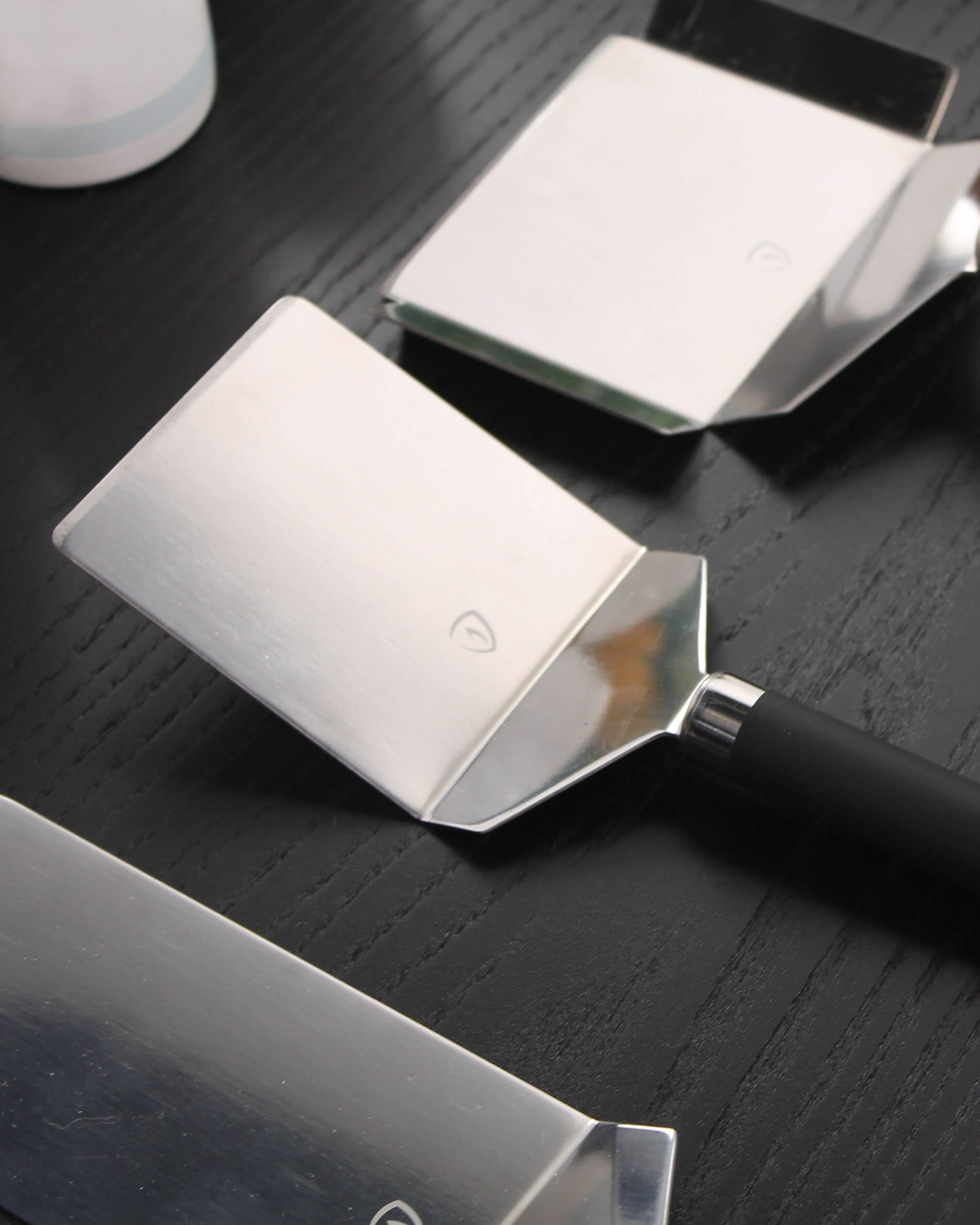 Stainless steel spatulas