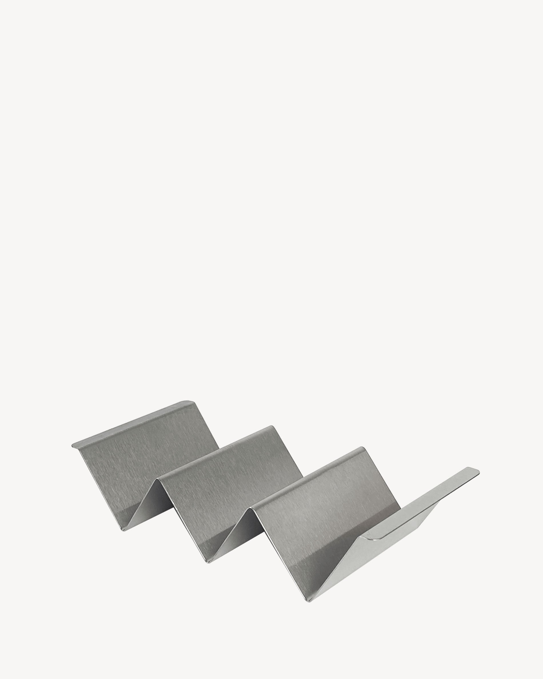 Stainless steel taco holder