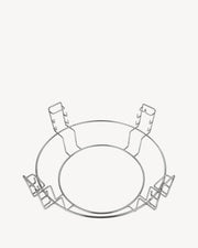 Stainless steel cooking grate holder compatible with Kokko kamado.