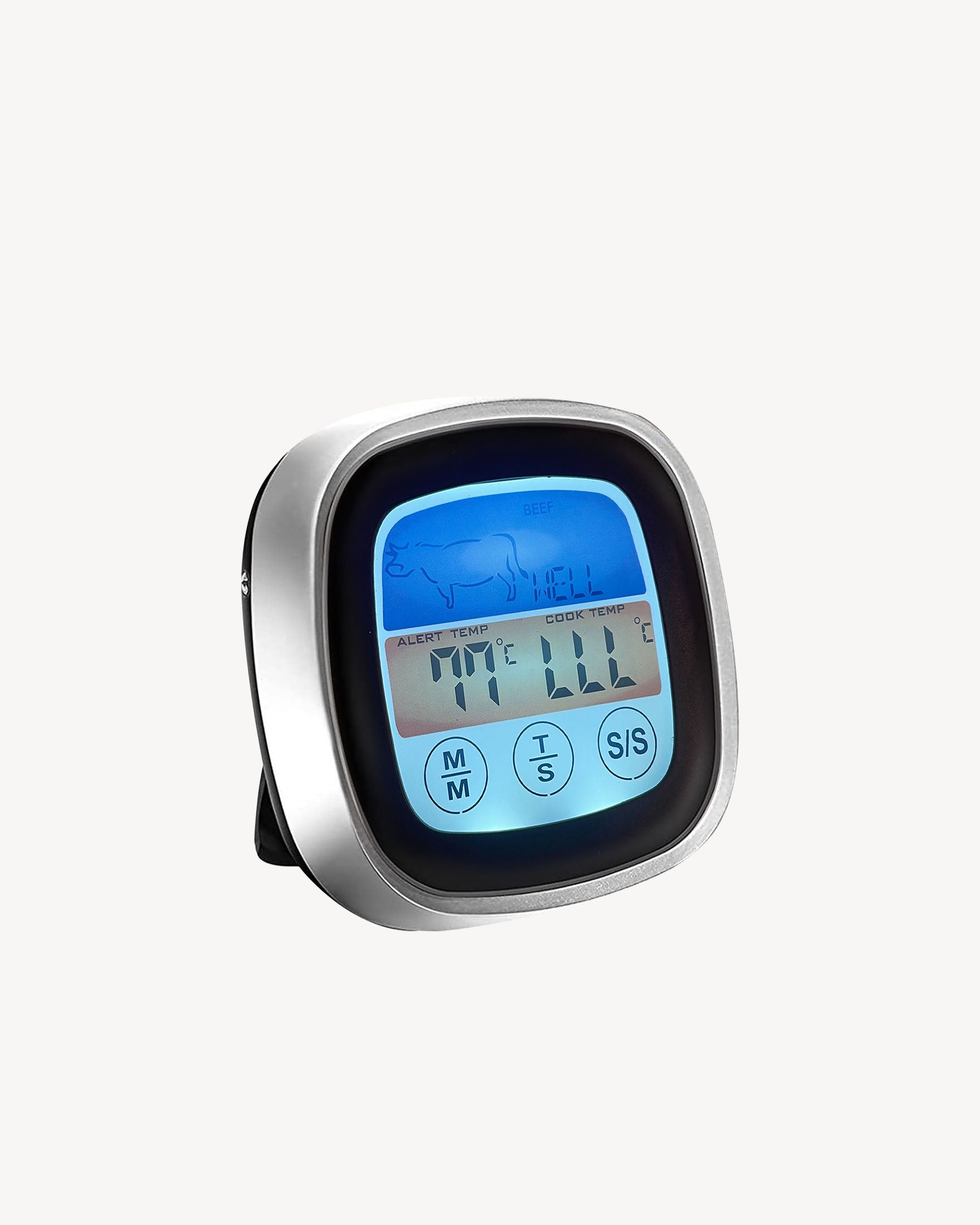 Thermometer with probe